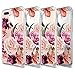 iPhone 7 Plus&8 Plus Case,Floral Pattern Clear TPU Case for iPhone 8 Plus (2)