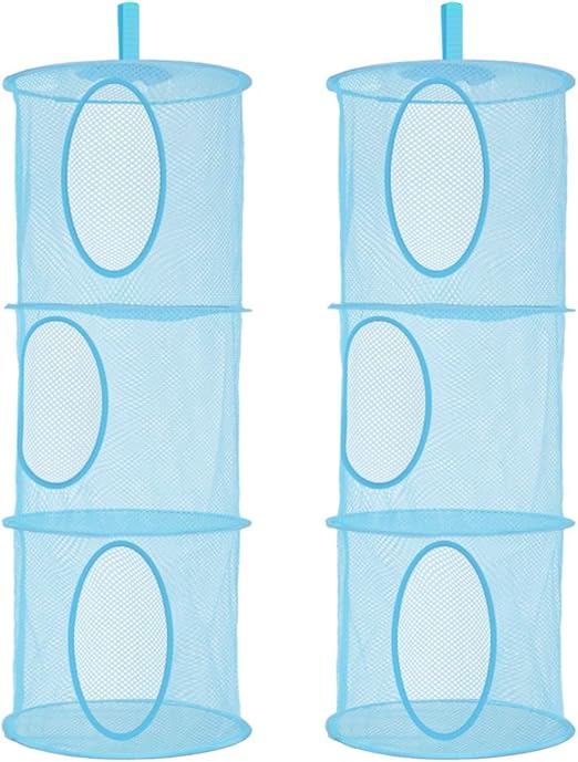 hanging mesh toy storage