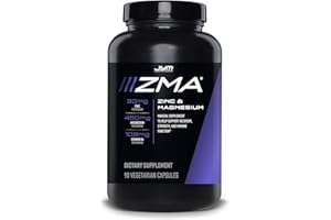 JYM SUPPLEMENT SCIENCE ZMA JYM, Zinc & Magnesium Supplement - Zinc, Magnesium and Vitamin B6, YM Supplement Science, 90 Vegetarian Capsules