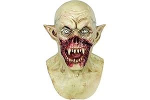 MOLEZU Vampire Mask Zombie Head Mask for Adult, Scary Horror Creepy Demon Monster Mask for Halloween Costume Party.