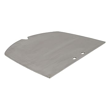 BBQ-TORO Edelstahl Grillplatte passend für Weber Q300 - Serie Elektrogrill und Gasgrill | passt exakt zu Q3000 - Q3200 - Q340