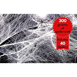 Comprar Set Deluxe de Telaraña Gigantesca Estirable Junto a 40 arañas decoración halloween - Tienda Online Envíos Baratos o Gratis