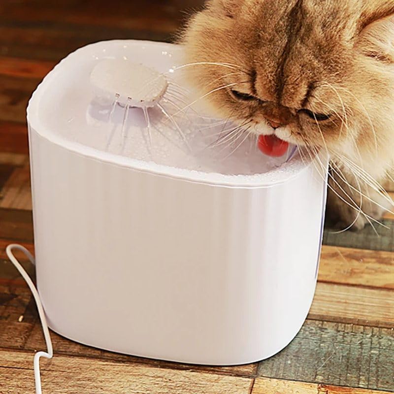 Bebedouro Fonte de Água Pet Inteligente Automático com Filtro Triplo - 3 litros