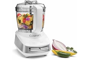 Cuisinart MCH-4 Core Custom 4-Cup Mini Chopper, White and Stainless