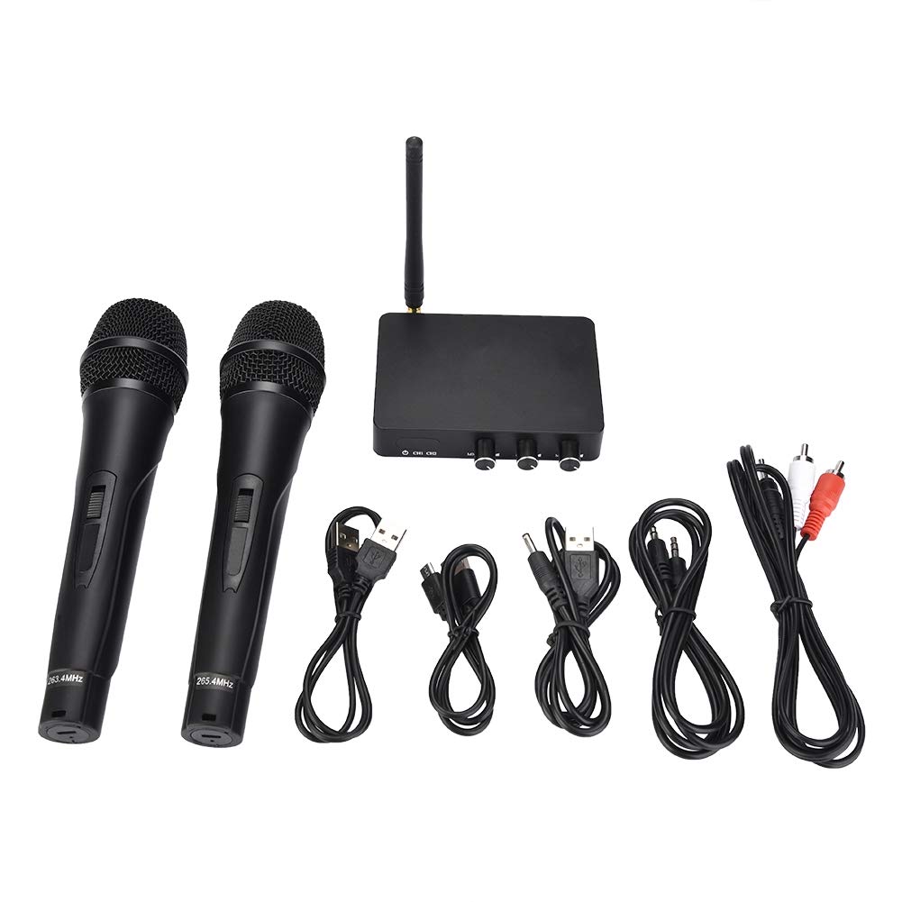 Wireless Karaoke Microphone, Portable Wireless WIFI Portable Karaoke Player Compatible with Android Devices, Tablets, Computers for Home KTV/Party/Idea for Children Singing