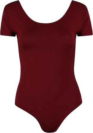 burgundy leotard amazon