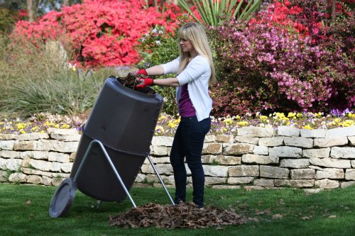Spin Bin Composter 60 gal. Large Capacity Outdoor Tumbling Compost Bin