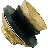EZ-FLO Closet Spud, 1 x 3/4 in, Brass Plumbing Fitting for Urinals, 40131