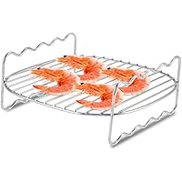 Jonikuper Edelstahl Backrost Rund - Für Ofen, Grill & Luftfritteuse 13cm