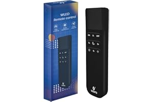 SOGLEDWOW GLEDOPTO WLED Remote Control RGB IC LED ESP Now APP WiFi Wireless Brightness Adjust 4 Scenes Preset Night Light 50 Meters Control Distance Work with WLED Controller Device(Battery not Included)