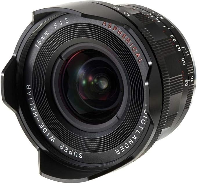 Amazon Com Voigtlander Super Wide Heliar 15mm F 4 5 M Mount Aspherical Iii Lens For Digital Cameras Manual Focus Cameras Lenses Lenses Accessories Lens To Camera Adapters Camera Photo