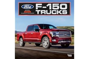 Ford F150 Trucks OFFICIAL | 2026 12 x 24 Inch (Hanging) Monthly Square Wall Calendar | Plastic-Free | BrownTrout | Automotive Manufacturer F-Series