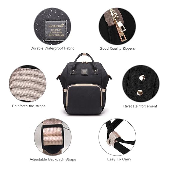 machine bird diaper bag backpack