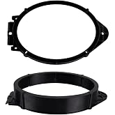 Metra 82-3004 2014 6X9 Speaker Adapter for Select GM Trucks, Black | Install aftermarket audio in factory openings, durable ABS mounting brackets, direct bolt-in fitment, clean OEM-style finish