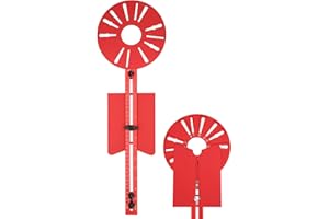 WODHMIEY 5 in 1 Router Milling Groove Bracket, Aluminum Router Circle Cutting Jig and Router Guide, 180 Degree Rotation Easy 