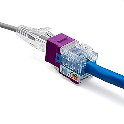 trueCABLE Cat6 Keystone Jack, Unshielded (UTP), 90