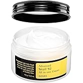 COSRX Snail Mucin 92% Face Moisturizer, 3.52 Oz, Lightweight Moisturing Cream for Soft, Glowy Skin, Korean Skin Care, Korean 