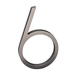 nanlyiau 5in 3D Adhesive door number house numbers