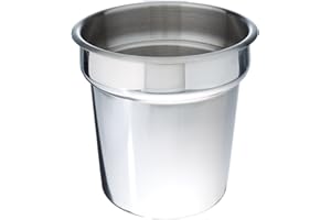 Winco Ins-4.0 Inset Pan, 4.0-Quart, Stainless Steel