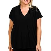 Kasper Women's Solid Ity Ext Shldr V Nk