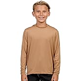 INGEAR Boys Shirts - Long Sleeve UV Sun Protection Swim Shirt, Outdoor Rash Guard and Rashguard for Boys