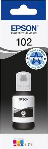 Epson EcoTank 102 Black Ink Bottle Genuine Ultra High Yield ET- Series view 1
