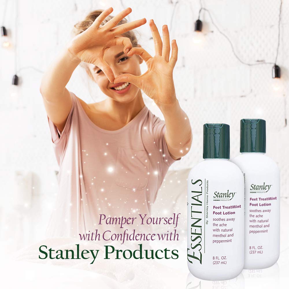 Stanley Essentials Feet TreatMint Foot Lotion 8oz – Moisturizing Foot Cream with Natural Peppermint – Relaxing Pain Relief For Men & Women : Beauty