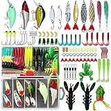 LASOCUHOO Fishing Lures Kit, (94Pcs) Spoon