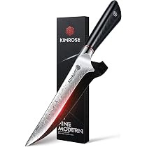 Amazon.com: KIMROSE Damascus Santoku Knife - 7 inch - 67 Layers ...
