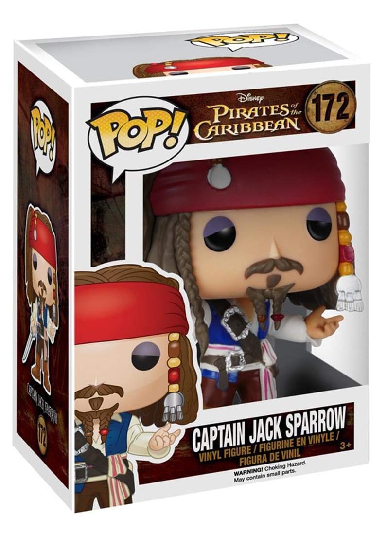 Funko Pop Disney: Figura de acción de Piratas-Jack Sparrow