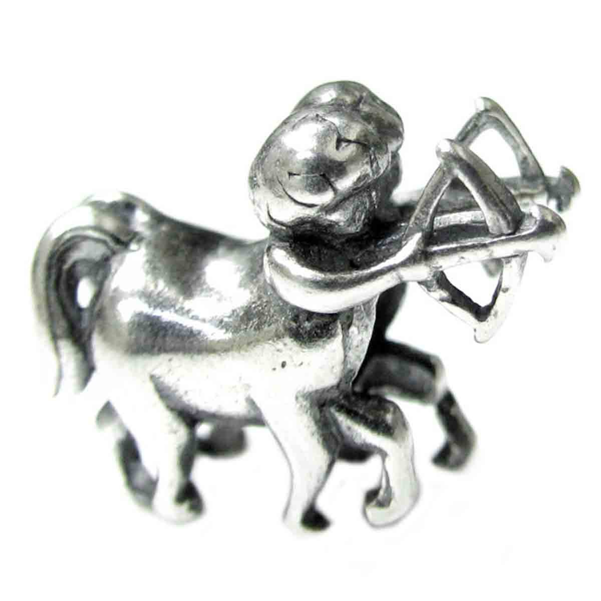 Queenberry Sterling Silver Zodiac Sagittarius European Style Bead Charm
