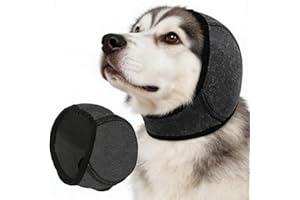 Dog Ears Cover Adjustable Calming Dog Ear Muffs Quiet Anxiety Relief Dogs Cats Hood Ear Noise Protection Head Wrap Warm Winte