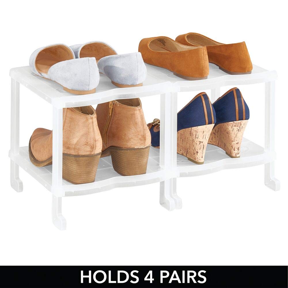 Zapateros blanco Zapatero pequeño con cuatro baldas para sandalias