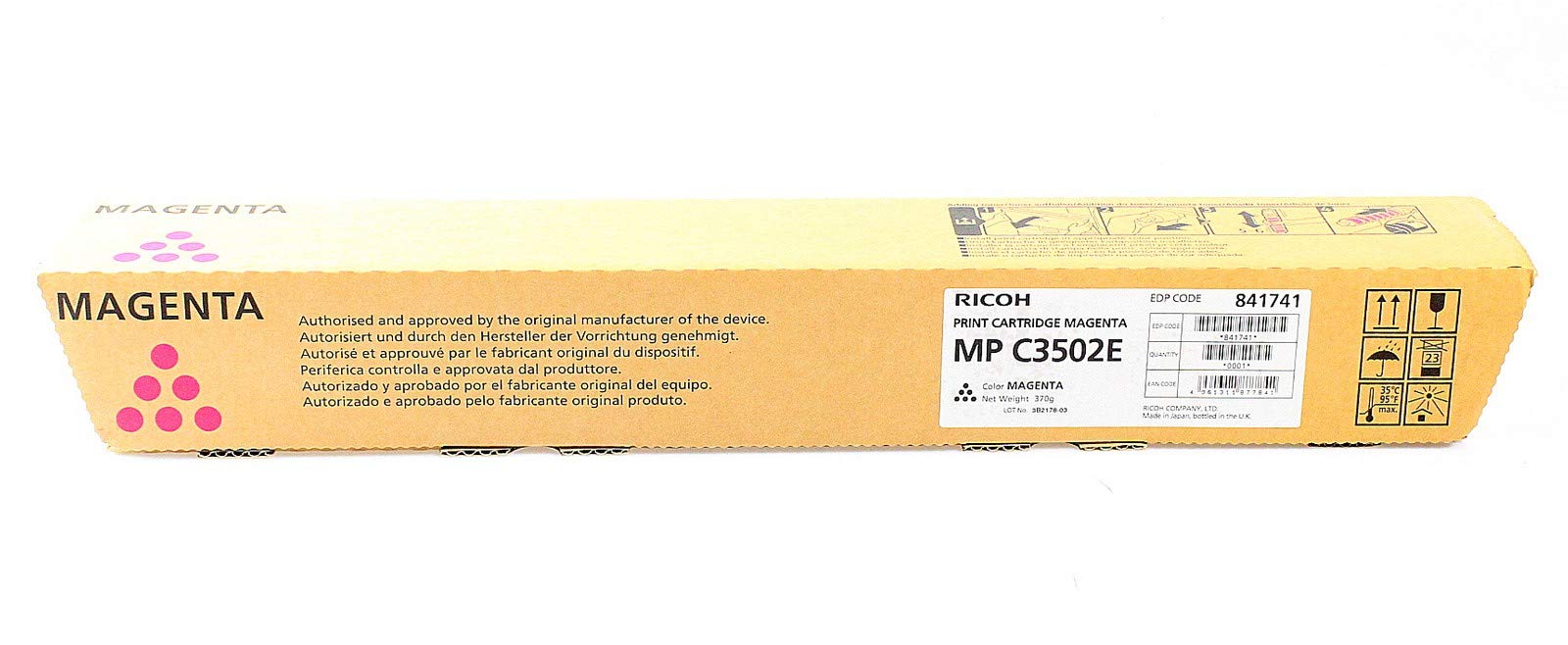 Ricoh 412344 - Toner Laser magenta MPC3502 18000 pages