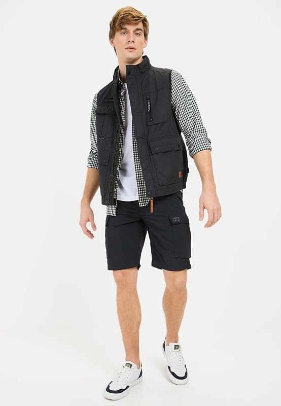 496x95-5f87 Pantaloncini, Blu Scuro, 32W Uomo