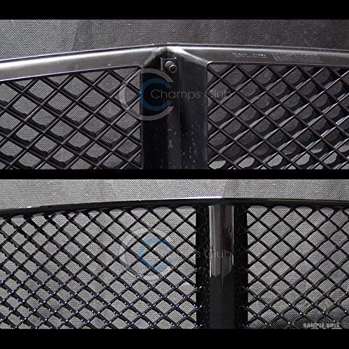 R&L Racing Front Grill Compatible with Dodge Charger 05-10 | Black Finished Sport Honeycomb Mesh Hood Bumper Grille