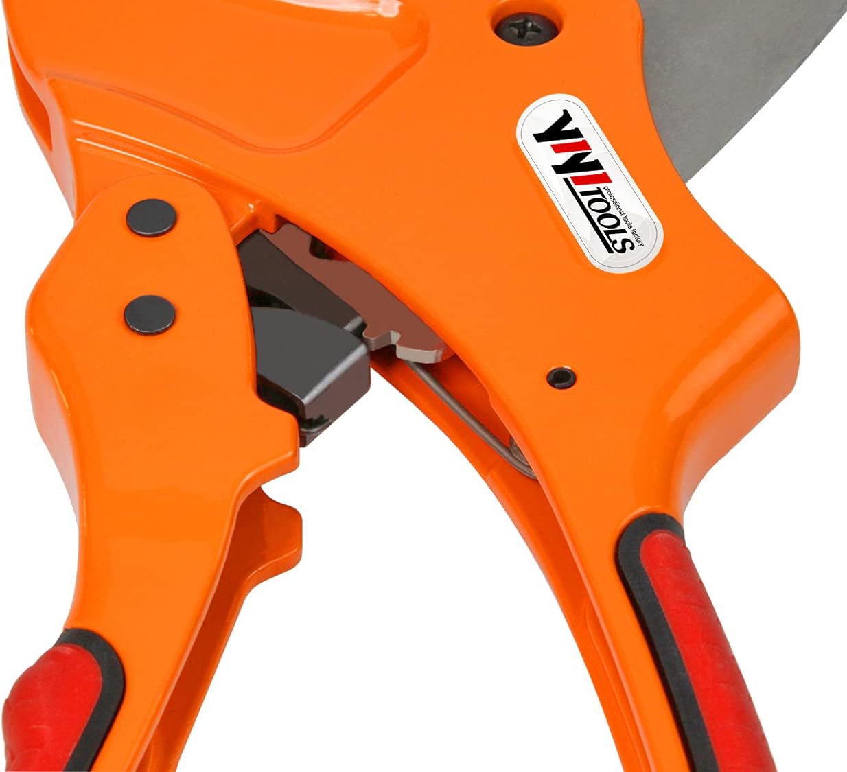 "YIYITOOLS PVC Cutter, Ratcheting Pipe Cutters Cuts up to 2-1/2"" Pipe Capacity Cutting Tool. Ideal Pipe Cutter for Home Working and Plumbers" (QF-1-004): Home Improvement