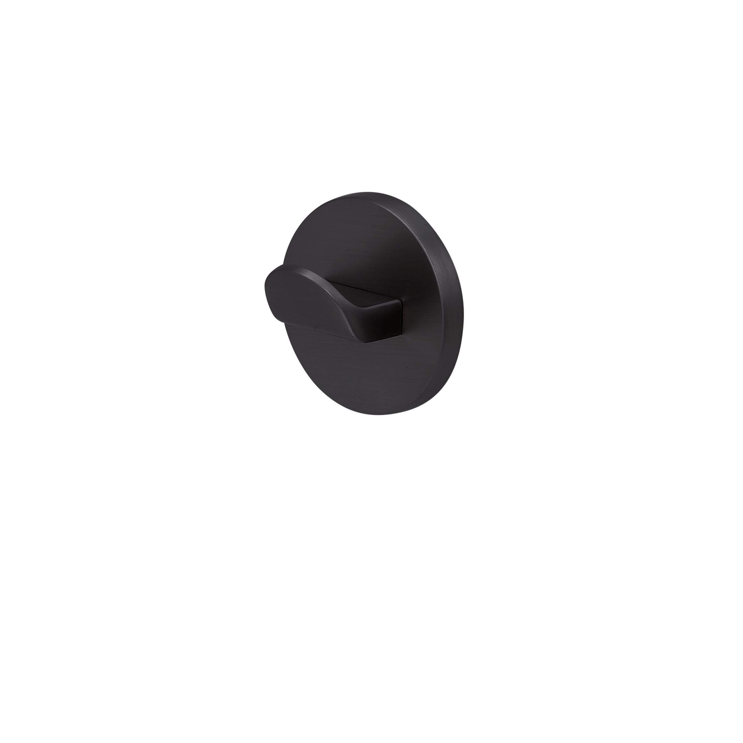Tiger Noon, Towel hook small, Black, 21x34x34mm
