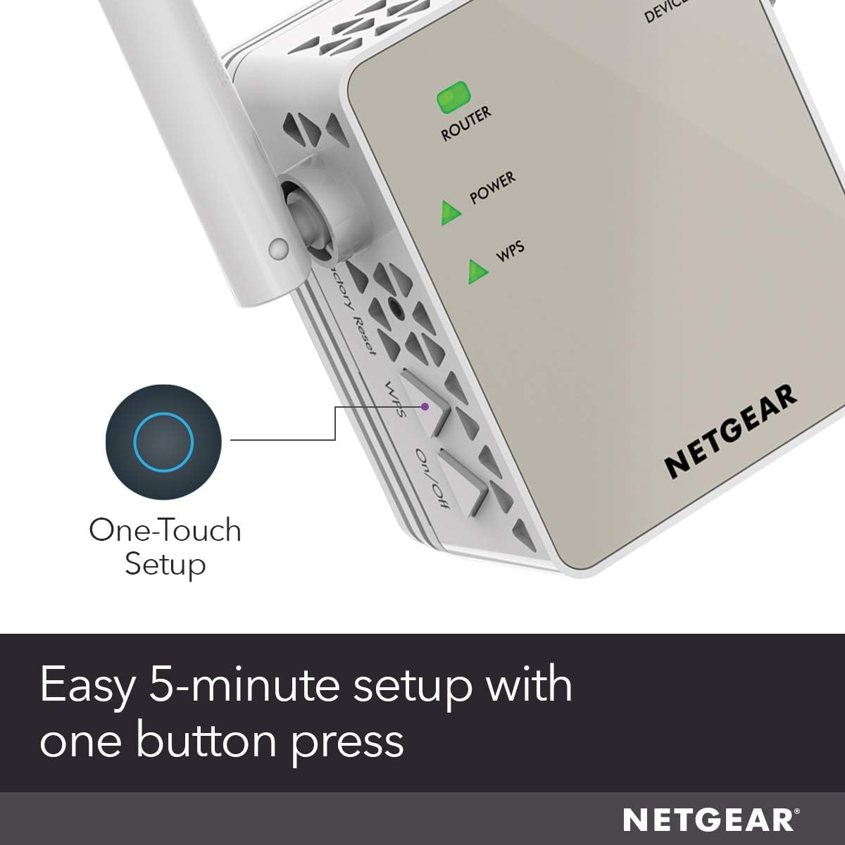 NETGEAR WiFi Range Extender EX6120 - Coverage up to 1200 sq.ft. and 20 Devices with AC1200 Dual Band Wireless Signal Booster & Repeater (up to 1200Mbps Speed), and Compact Wall Plug Design: Computers & Accessories