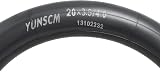 YunSCM 4Pcs 20x3.5/4.0 Fat Bike Inner Tubes AV32mm Schrader Valve view 4