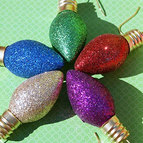 Christmas Light Bulb Earrings