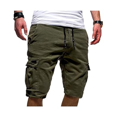 men's lightweight shorts elastic waist