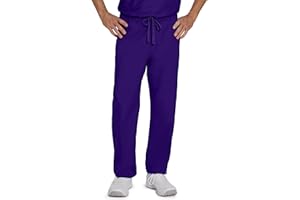 Landau Essentials Unisex Relaxed Fit 1-Pocket Drawstring Scrub Pants 7602