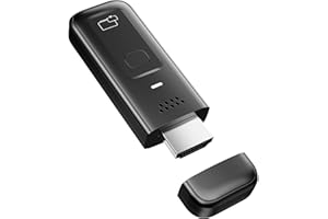 Wireless HDMI Display Dongle Adapter, 4K Decode 1080P@60Hz HDMI Wireless Plug & Play Extender Portable Receiver for Smartphon