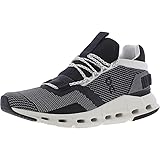 On Women's Cloudnova Sneakers, Black/White, 5.5