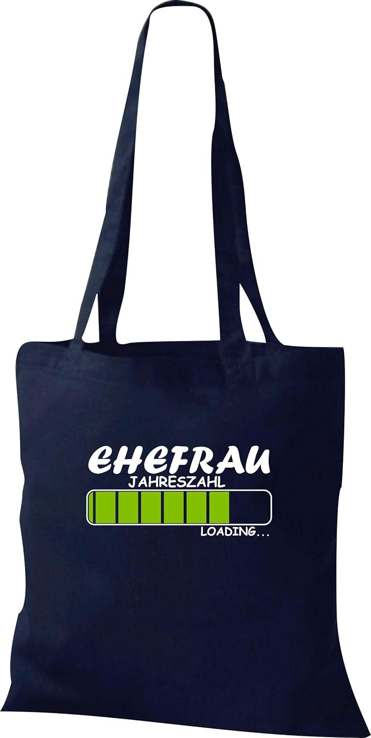 Shirtinstyle Bolso de Tela Bolsa de Algodón Ehefrau Cargando 2019