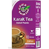 Karak Tea - Premium Instant Premix Chai Latte (Saffron Unsweetened)