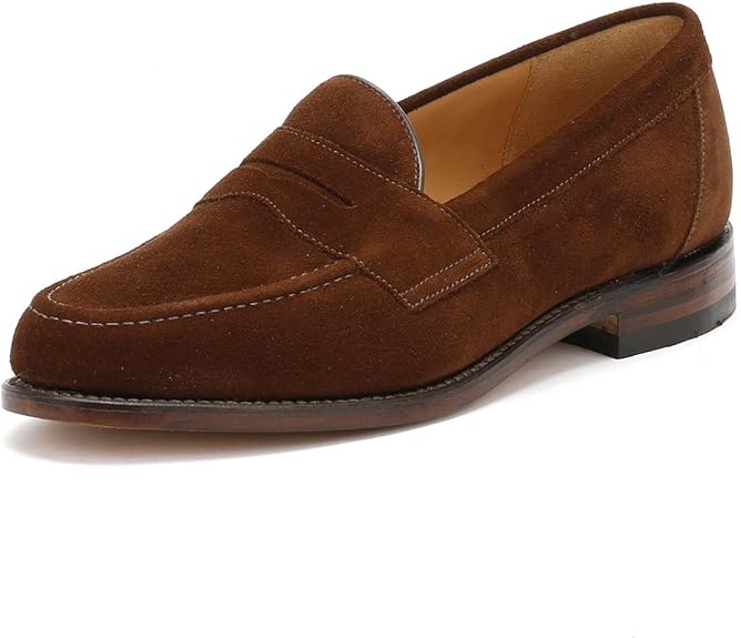 Loake Eton Mens Suede Formal Loafers Braun Wildleder 41 EU Amazon.de