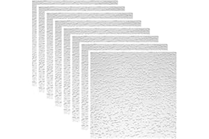 USG (10) ea Interiors 4240 12" x 12" Tivoli Wood Fiber Textured Finish Ceiling Tiles