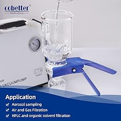 COBETTER 100 PCS PTFE Disc Membrane Filters